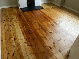 WOCA oil finish on oak floor