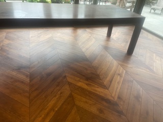 WOCA oil finish on oak floor